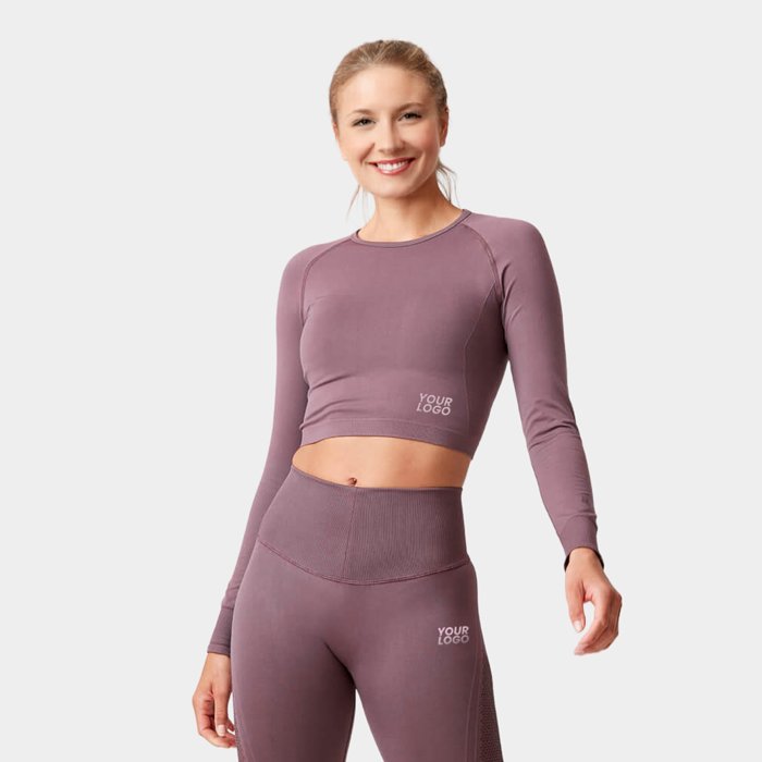 sports crop top printing