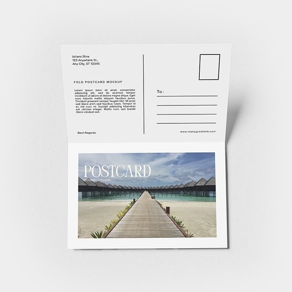 Folded Postcard Printing